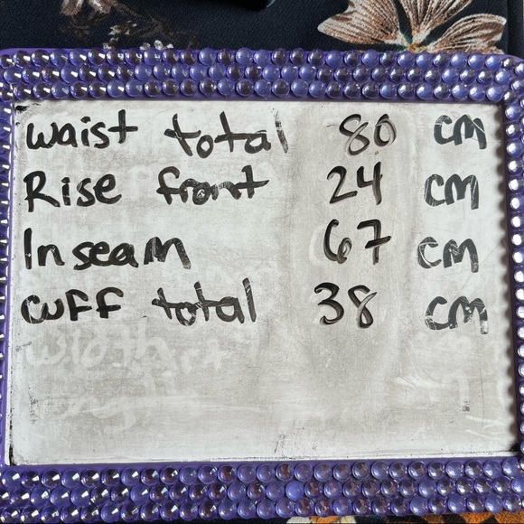 Cynthia Rowley Floral Ankle Length Slim Leg Colourful Pant Bottoms Trouser 8 - Picture 8 of 8